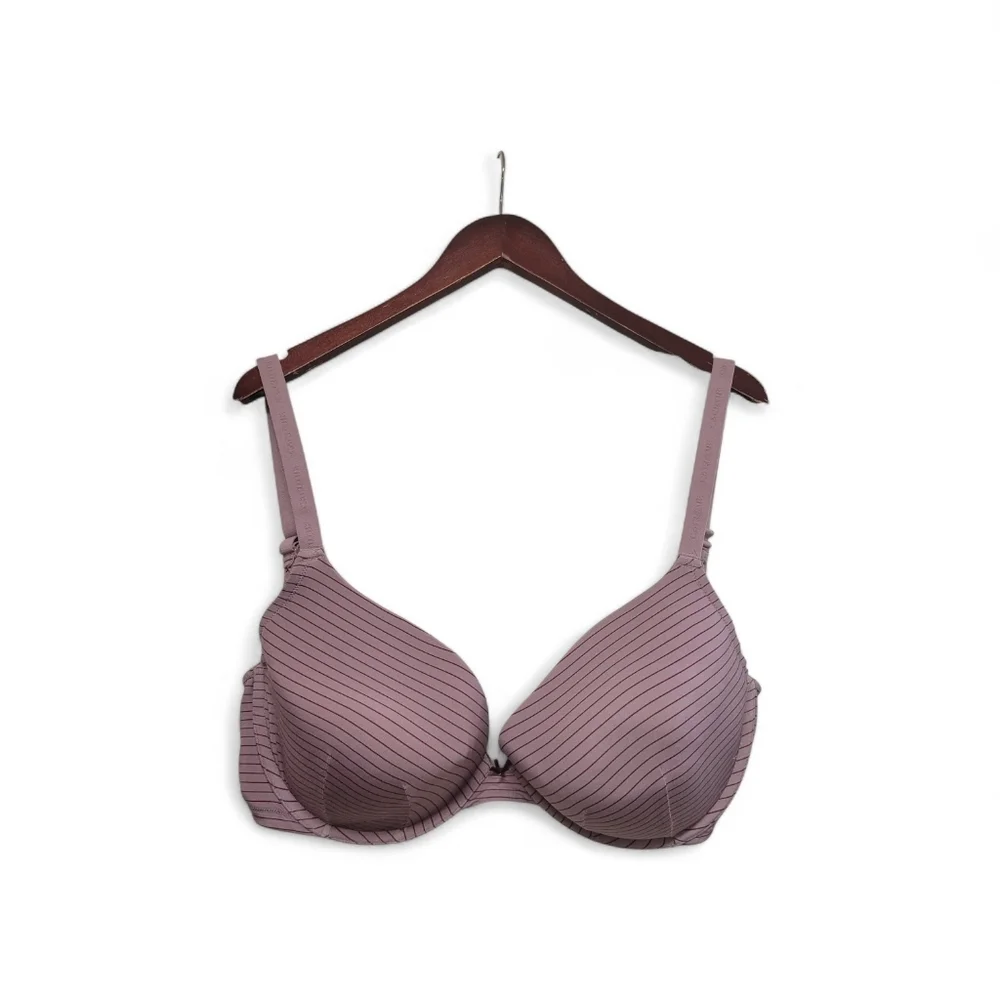 Cacique 42 DDD Purple T-Shirt Bra Lightly Line Full Coverage Underwire